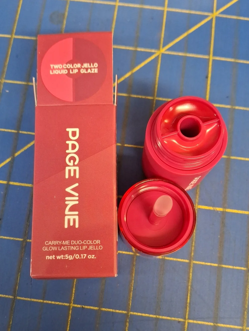 Page Vine Two-Color Jello Liquid Lip Glaze NWT - 03